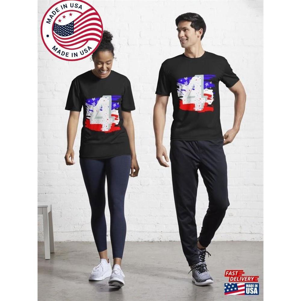 Usa 4Th Active T-Shirt
